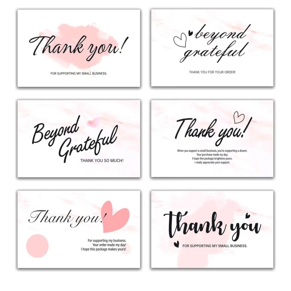 Thank You Cards Set Random Pick - Picture 1 of 2